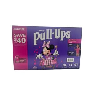 Huggies Training Pants Pull ups Girls Diapers 5T-6T Disney Minnie Mouse 84 Ct